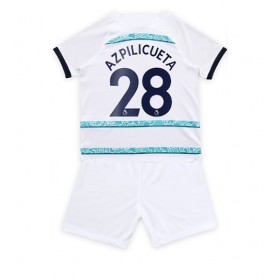 Baby Fußballbekleidung Chelsea Cesar Azpilicueta #28 Auswärtstrikot 2022-23 Kurzarm (+ kurze hosen)